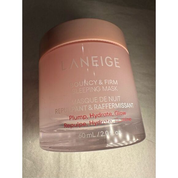 LANEIGE Bouncy + Firm Radiance Boosting Sleeping Mask with Peony Collagen Comple - Picture 1 of 3